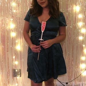 H&M Emerald Wrap Dress